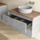Mueble de baño con encimera de resina Boston Bruntec detalle 5