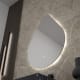 Espejo de baño con luz LED Lluvia de Eurobath detalle 2