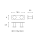 Percha de baño Architect Cosmic croquis 4