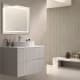 Mueble de baño con encimera piedra compactada blanca Ebi Bruntec colores principal 3