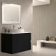 Mueble de baño con encimera piedra compactada blanca Ebi Bruntec colores principal 2