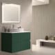 Mueble de baño con encimera piedra compactada blanca Ebi Bruntec colores principal 7