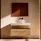 Mueble de baño con encimera HPL resina 10 cm acabado marmoleado Cala con cajonera Nomad Visobath principal 1