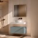 Mueble de baño con encimera HPL resina 10 cm acabado marmoleado Cala con cajonera Nomad Visobath principal 7