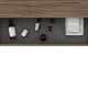 Mueble de baño con encimera HPL resina 10 cm acabado marmoleado Cala con cajonera Nomad Visobath detalle 17