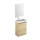 Conjunto completo mueble de baño fondo reducido 27,5 cm Enjoy Royo 3D 11