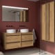 Mueble de baño con encimera de madera Attila Salgar principal 0