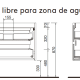 Mueble de baño con encimera de madera Attila Salgar croquis 10