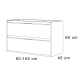 Mueble de baño Artemisa Bruntec croquis 10