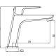 Grifo de lavabo Marriot GME croquis 10