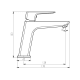 Grifo de lavabo Marriot GME croquis 10