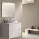 Mueble de baño con encimera piedra compactada mismo color del mueble Ebi Bruntec colores principal 1