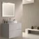 Mueble de baño con encimera piedra compactada mismo color del mueble Ebi Bruntec colores principal 4