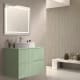Mueble de baño con encimera piedra compactada mismo color del mueble Ebi Bruntec colores principal 8