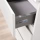 Conjunto mueble de baño MDF lacado con encimera de madera Vilma Bruntec detalle 4