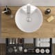 Mueble de baño para lavabo sobre encimera Bequia Salgar detalle 10