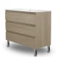 Mueble de baño color madera Vilma Bruntec principal 5