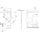 Espejo de baño con luz LED Malta Ledimex croquis 13