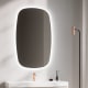 Espejo de baño con luz LED Look de Bruntec ambiente 2