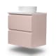 Mueble de baño pequeño Nivo Bruntec 2 cajones suspendido principal 0