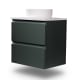 Mueble de baño pequeño Nivo Bruntec 2 cajones suspendido principal 5