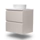 Mueble de baño pequeño Nivo Bruntec 2 cajones suspendido principal 4