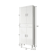 Columna de baño Aruba Bruntec croquis 10