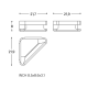 Jabonera de baño Line Cosmic croquis 5