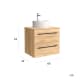 Conjunto mueble de baño con lavabo sobre encimera Moria Salgar detalle 4
