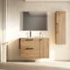 Conjunto mueble de baño suspendido con lavabo Flat Verso VisoBath principal 7