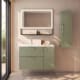 Conjunto mueble de baño suspendido con lavabo Flat Verso VisoBath principal 4