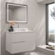 Mueble de baño con encimera piedra compactada mismo color Limo de Bruntec principal 6
