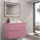 Mueble de baño con encimera piedra compactada mismo color Limo de Bruntec principal 0