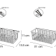 Estante para ducha 600 de Bruntec croquis 6