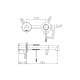 Grifo de lavabo empotrado Line Imex croquis 10