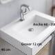 Lavabo suspendido Berlín Bruntec croquis 2