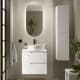 Mueble de baño con encimera del mismo color que el mueble Vima Salgar principal 0