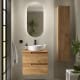 Mueble de baño con encimera del mismo color que el mueble Vima Salgar principal 1