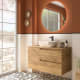 Mueble de baño con encimera del mismo color que el mueble Vima Salgar principal 1