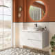 Mueble de baño con encimera del mismo color que el mueble Vima Salgar principal 0