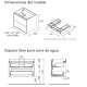 Conjunto mueble de baño Optimus Salgar Croquis 12