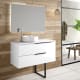 Mueble de baño con encimera de Solid Surface Coban Bruntec principal 0