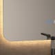 Espejo de baño con luz LED Leda Bruntec detalle 8