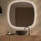 Espejo de baño con luz LED Leda Bruntec principal 0