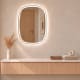 Espejo de baño con luz LED Leda Bruntec principal 4