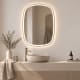 Espejo de baño con luz LED Leda Bruntec principal 2
