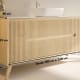 Mueble de baño con encimera de solid surface Alpes 13 Bruntec croquis 5