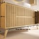 Mueble de baño madera maciza con encimera de solid surface Alpes 13 Bruntec croquis 4