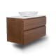 Mueble de baño madera maciza con encimera de Solid surface Alpes 5 Bruntec detalle 2