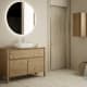 Mueble de baño con encimara de madera maciza Laponia Bruntec principal 0